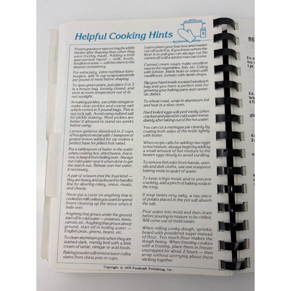 Treasured Recipes From The Kitchen Of Mural E. Fisk Spiral-Bound Cookbook 1990s - Picture 9 of 16